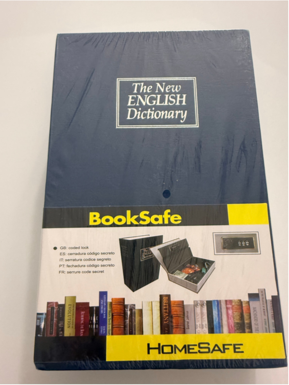 Unbranded BookSafe Hidden Dictionary Storage Box One Size Blue White